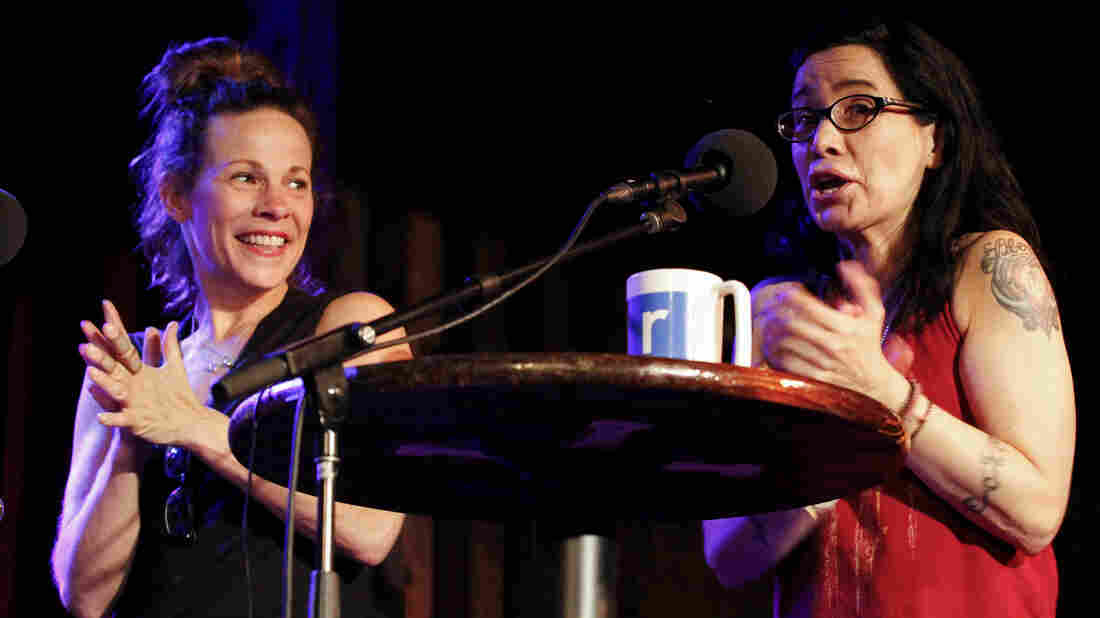 Lili Taylor and Janeane Garofalo on Ask Me Another.