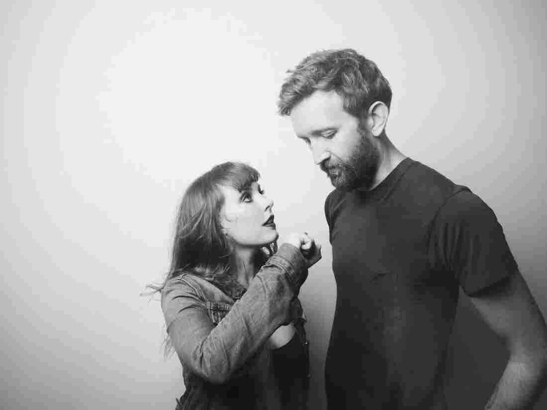 Amelia Meath and Nick Sanborn of Sylvan Esso.