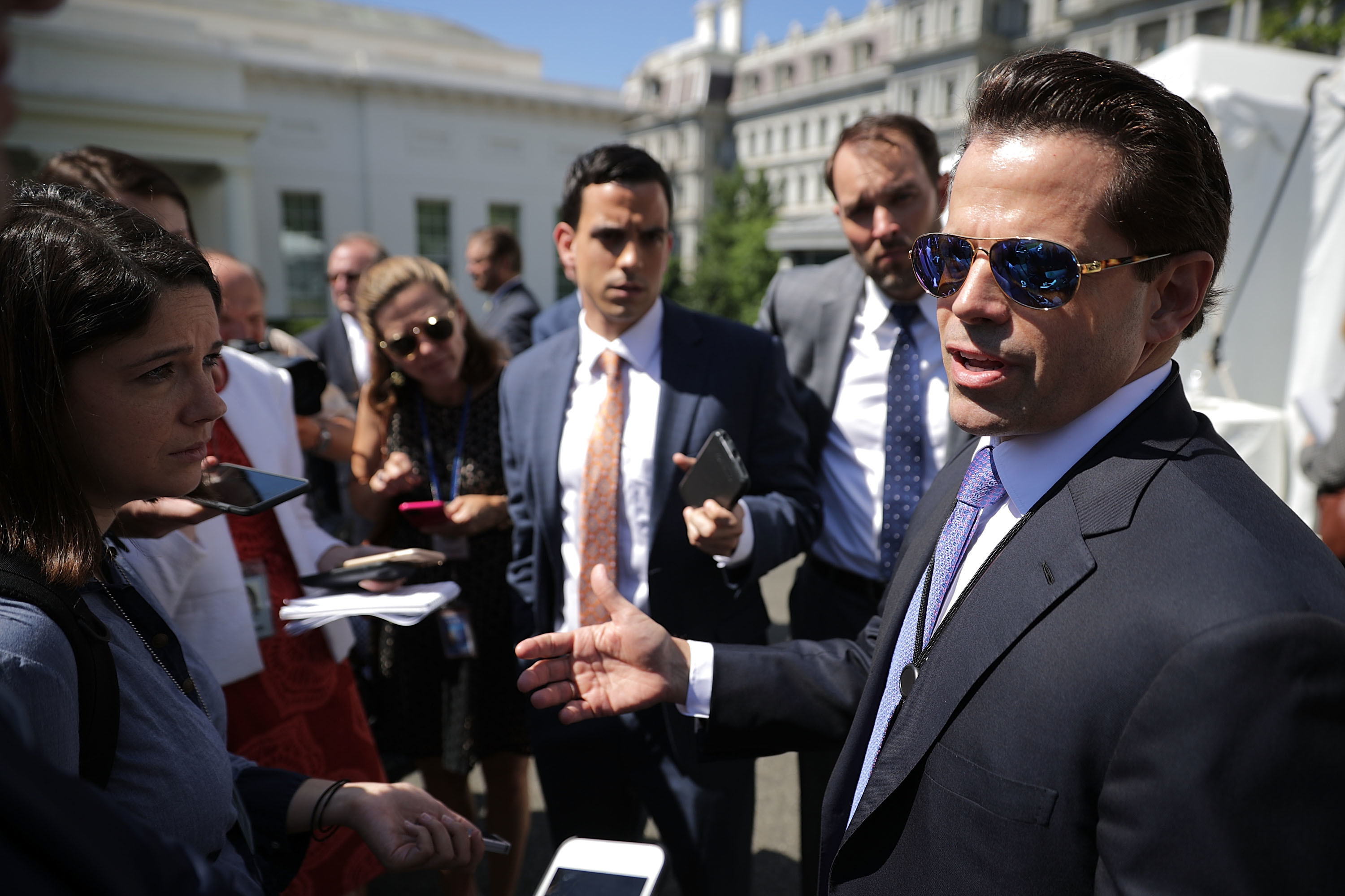Anthony Scaramucci is out as White House communications director, 10 days after being named to the position. (Getty Images)