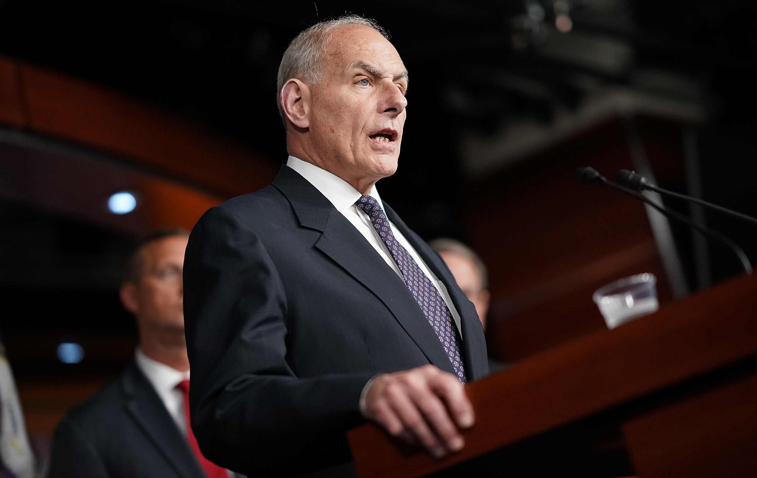 John Kelly, formerly President Trump's secretary of Homeland Security, is now his chief of staff. The retired general personifies The Pivot long sought by establishmentarians. (Getty Images)