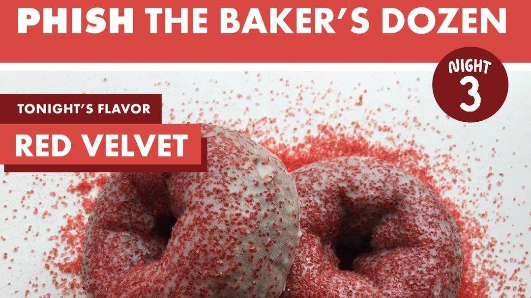 Phish Fans Are Wading In A Red Velvet Sea Of Doughnuts : World Cafe : NPR