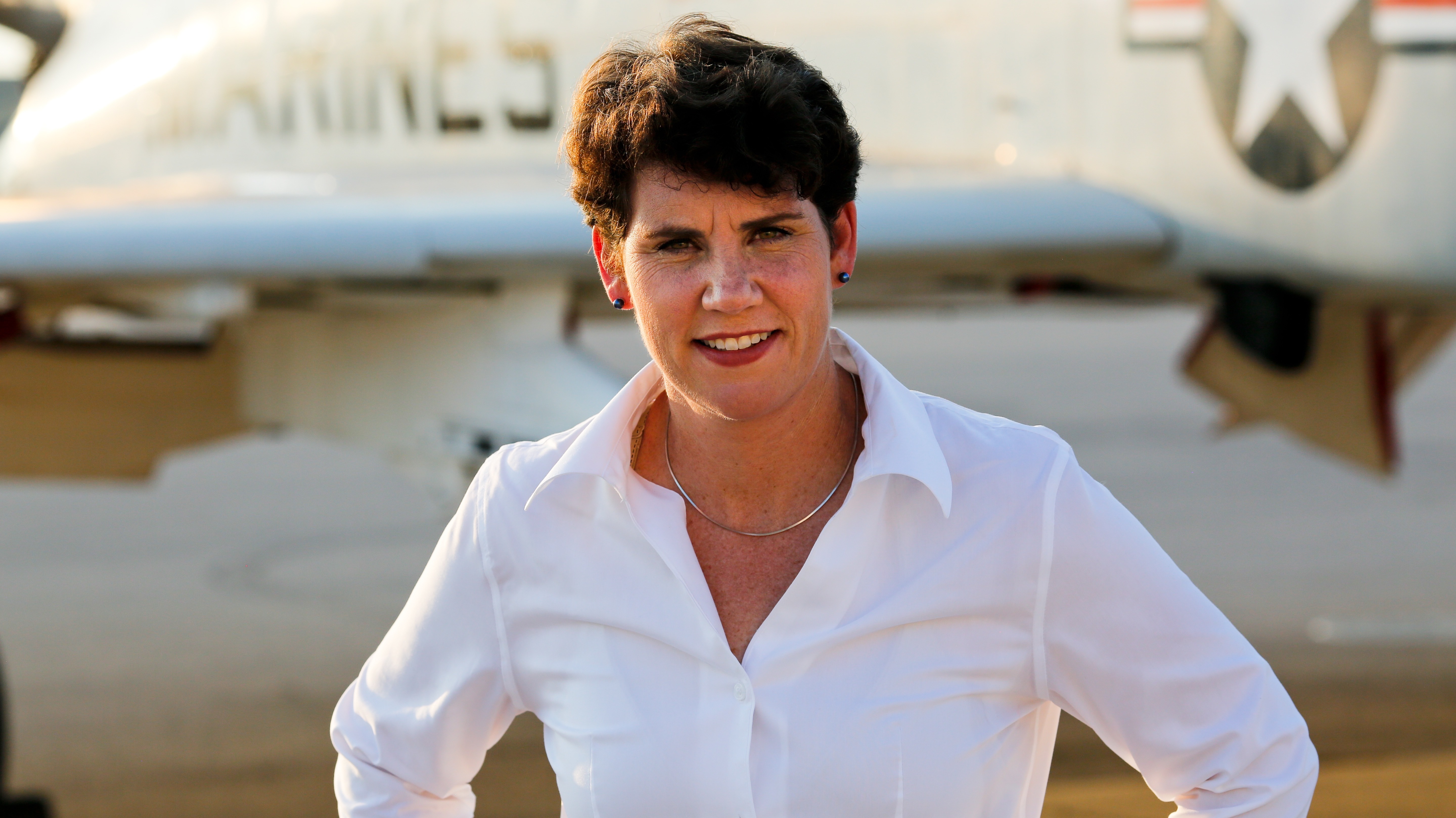 Amy McGrath's ad electrified liberals and even impressed some conservatives. (Mark Nickolas/McGrath Campaign)