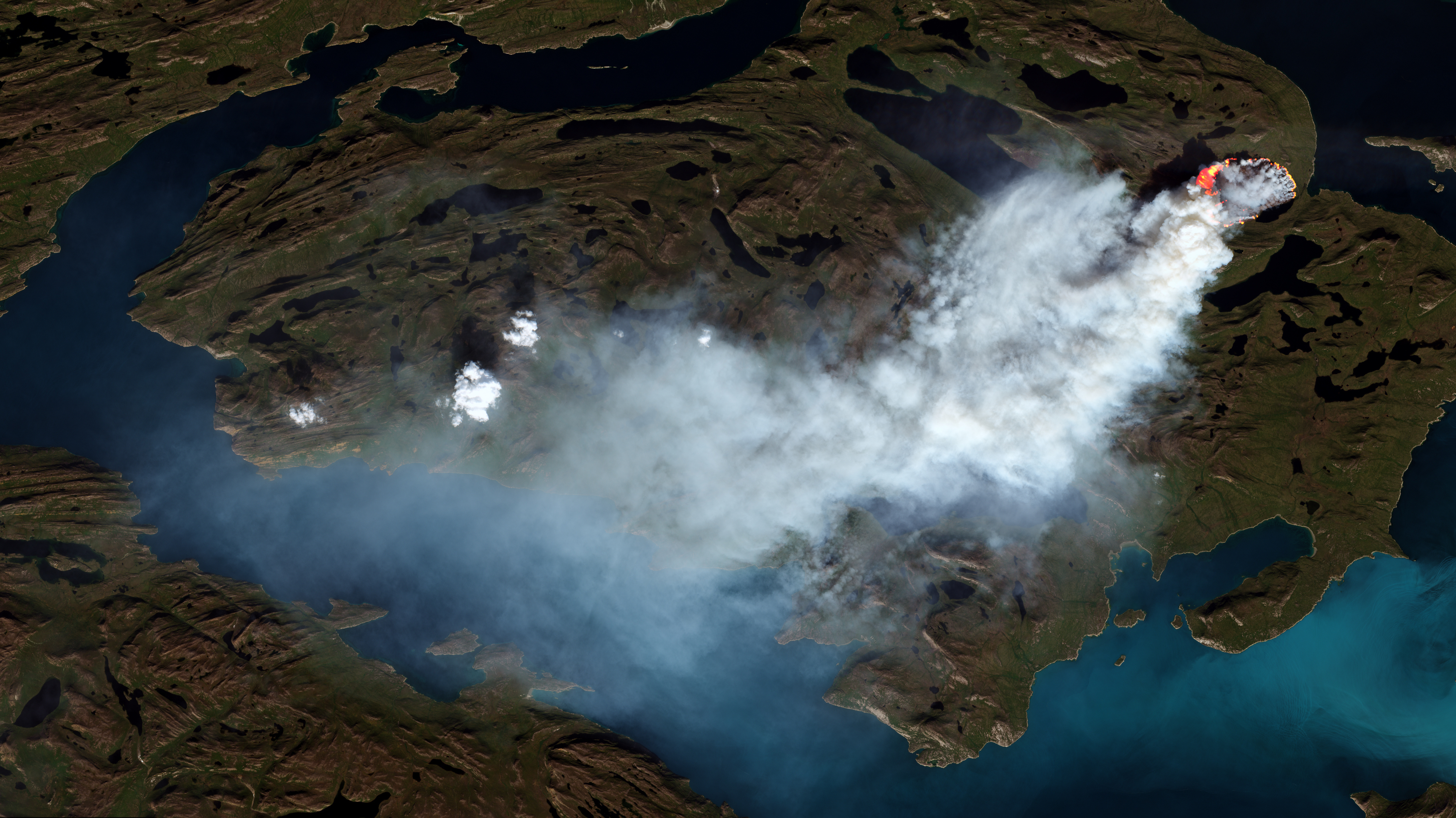 PHOTOS: A 'Massive' Wildfire Is Now Blazing In Greenland : The Two-Way ...