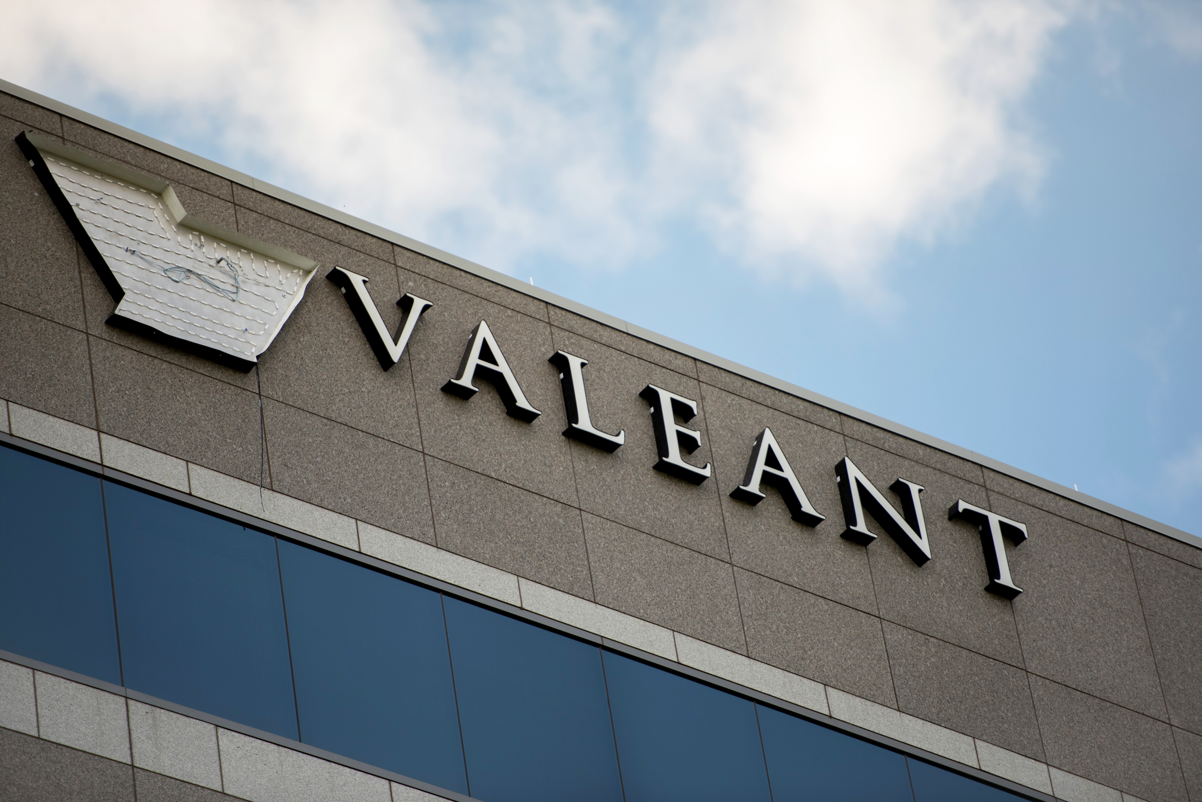 Valeant Pharmaceuticals, based in Bridgewater Township, N.J., bought two specialty heart drugs used in emergency treatment from Marathon Pharmaceuticals in 2015, and then dramatically increased each drug's price.<strong> </strong> (Bloomberg via Getty Images)