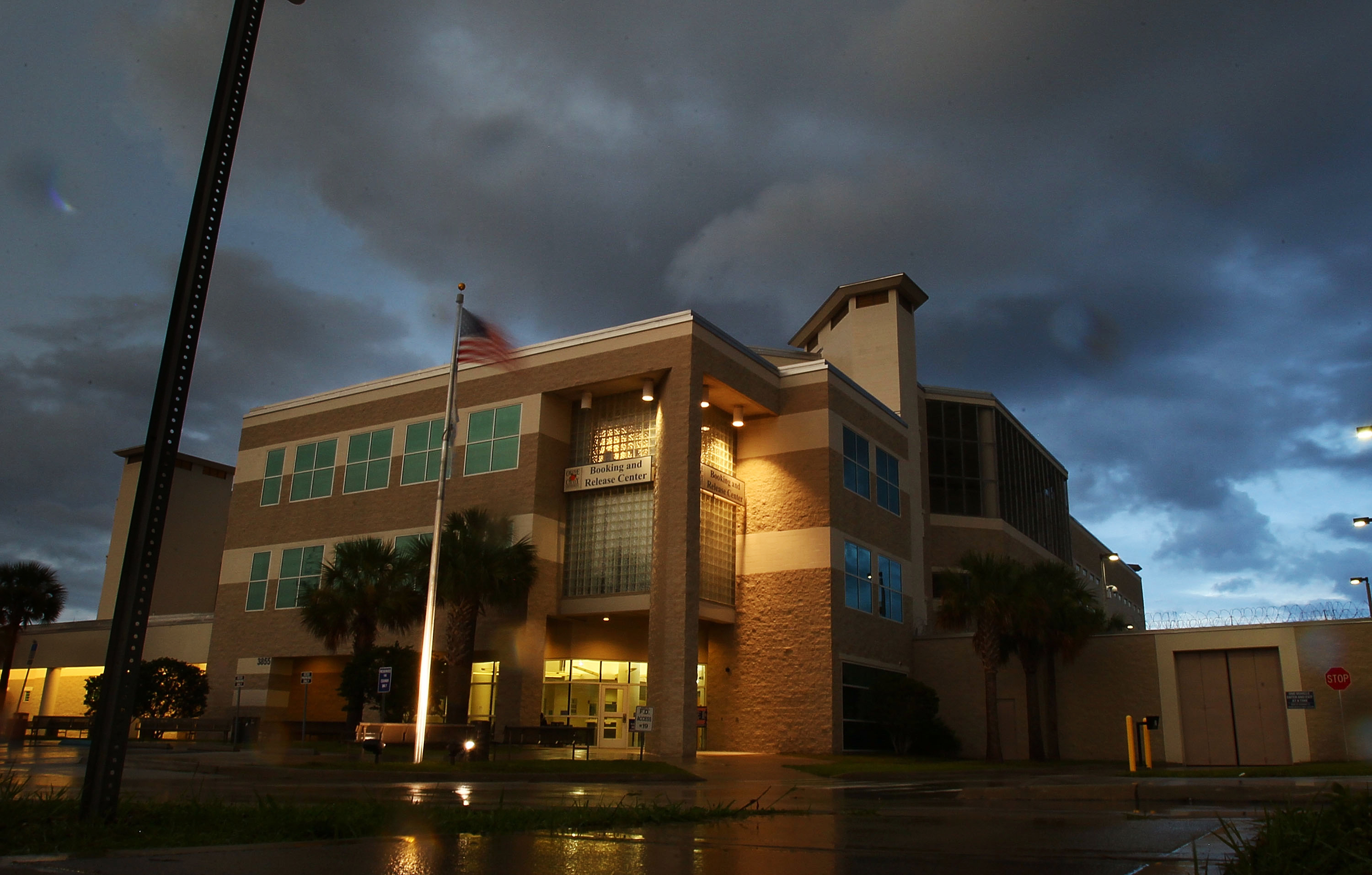 The booking and release center at the Orange County Jail in Florida, where juveniles who are charged as adults await trials in criminal court. (Getty Images)