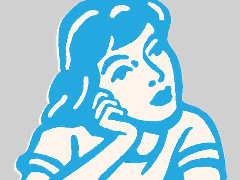 woman daydreaming