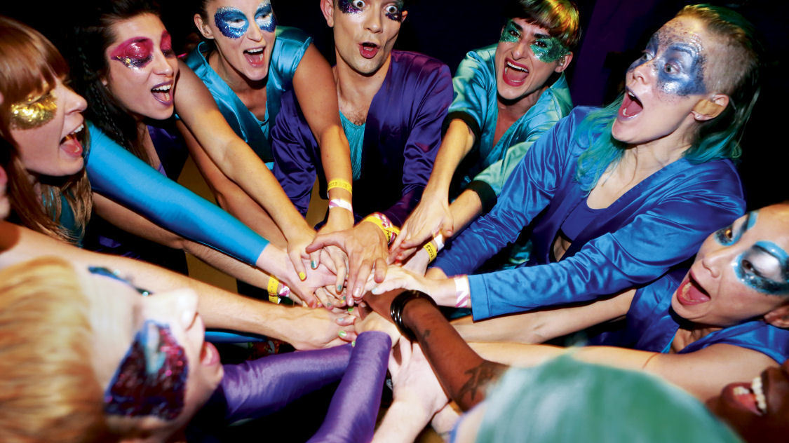 The Knife worked with choreographer Stina Nyberg and a group of dancers from many different backgrounds to transform <em>Shaking The Habitual</em> live. (Courtesy of the artist)