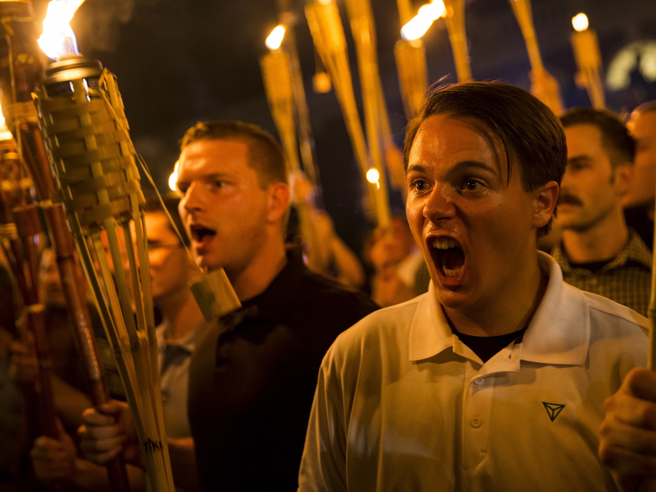 On The Internet, Everyone Knows 'You're Racist': Twitter Account IDs Marchers