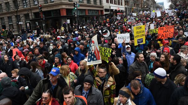 The Department of Justice has issued a warrant for a web hosting company to turn over all records related to the website of #DisruptJ20, a group that organized actions to spoil President Trump