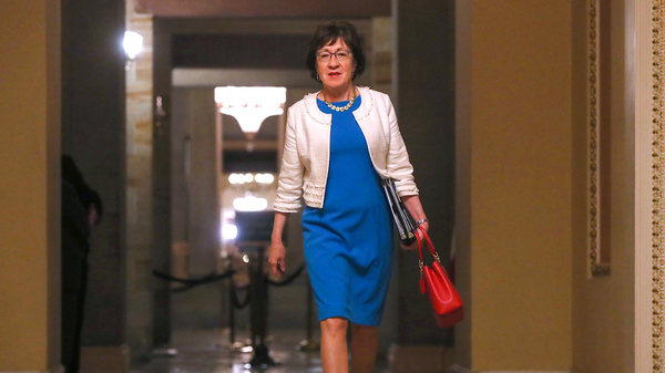 U.S. Sen. Susan Collins, R-Maine, and other female senators were excluded from the Senate leadership health task force this summer.