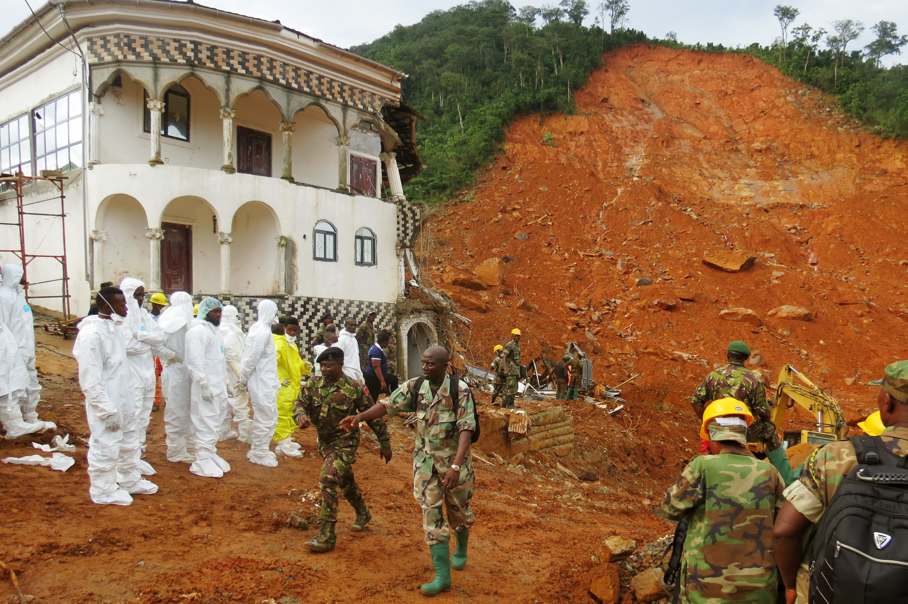 With Threat Of More Mudslides, Sierra Leone Races To Find Survivors : Goats  and Soda : NPR