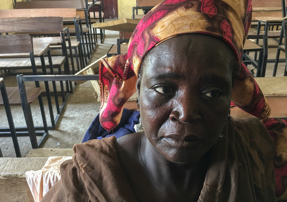 Zainabu Hamayaji went to extreme lengths to protect her family from being abducted by Boko Haram. (Ofeibea Quist-Arcton/NPR)