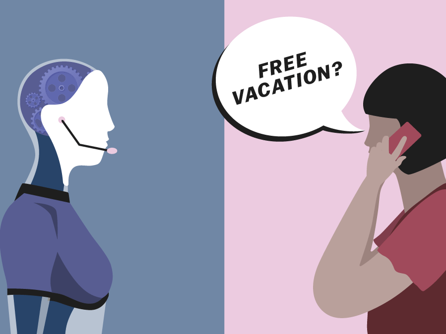 When a robot calls. (NPR)