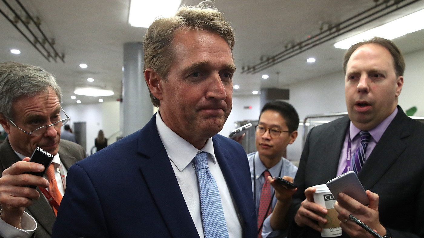 Trump's Visit To Arizona Is A Headache For Trump GOP Critic, Sen. Jeff Flake