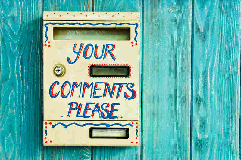 Feedback box in Maltese restaurant
