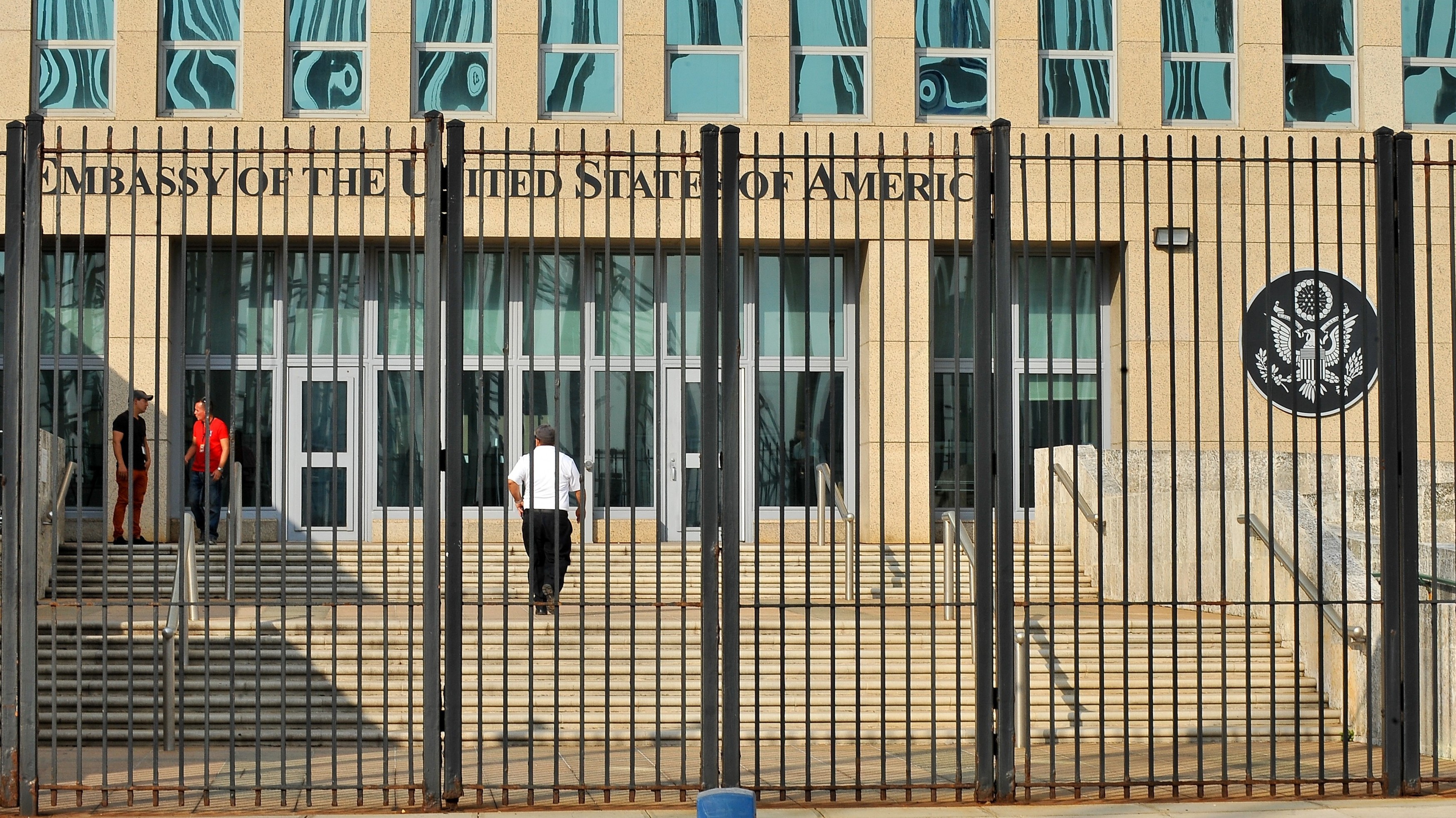 The U.S. Embassy in Havana in December 2015. (AFP/Getty Images)