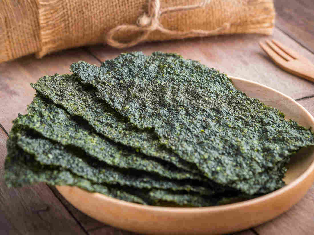 Barbara J. King takes a look at what food writers think of the future of food; some say seaweed food products will be on the menu.