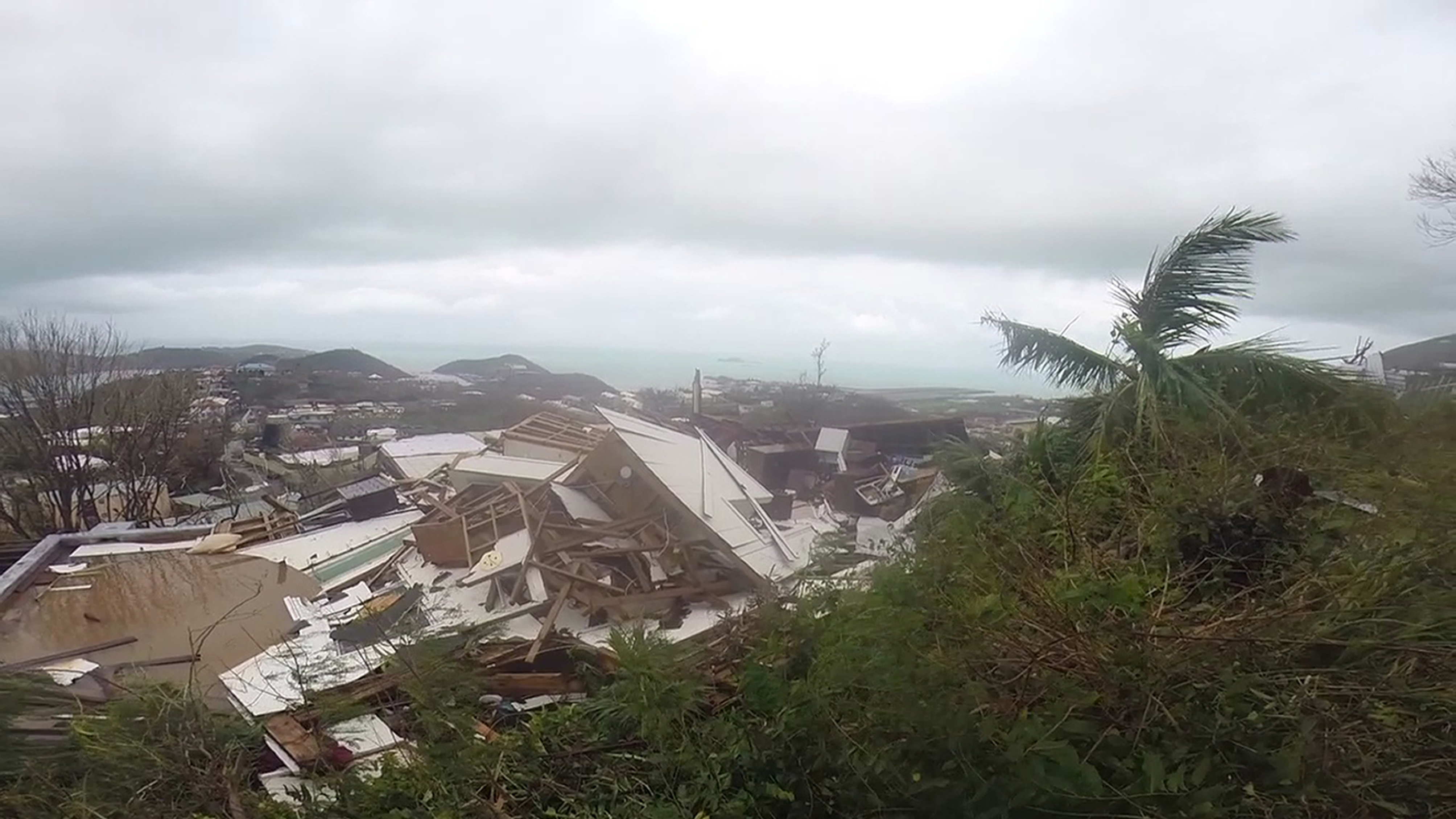 Hurricane Irma devastated parts of St. Thomas, U.S. Virgin Islands, as well several other Caribbean islands when it hit Thursday.