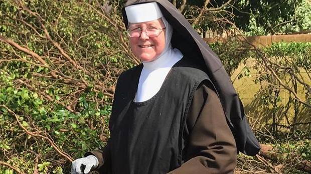 Nun With A Chainsaw Becomes Symbol Of Post-Irma Cleanup: 'She Rocks'