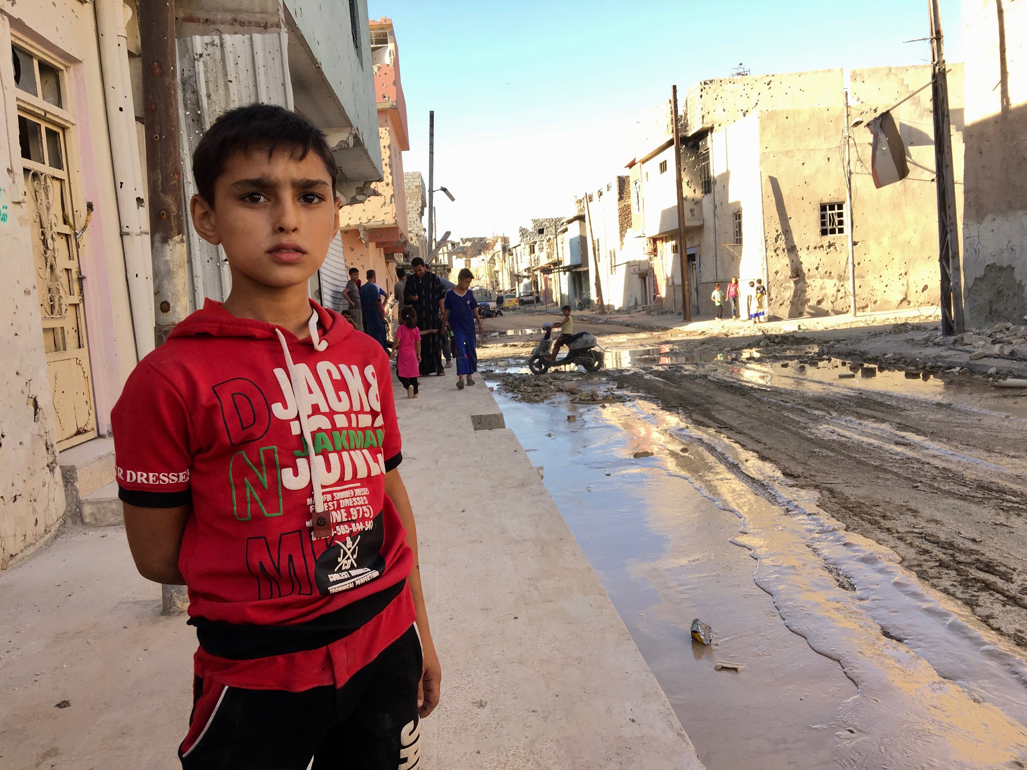 A few families are returning to heavily damaged neighborhoods on the outskirts of Mosul's old city. The residents must be cleared by a committee that certifies they are not ISIS members before they start to move back to repair their homes. (NPR)