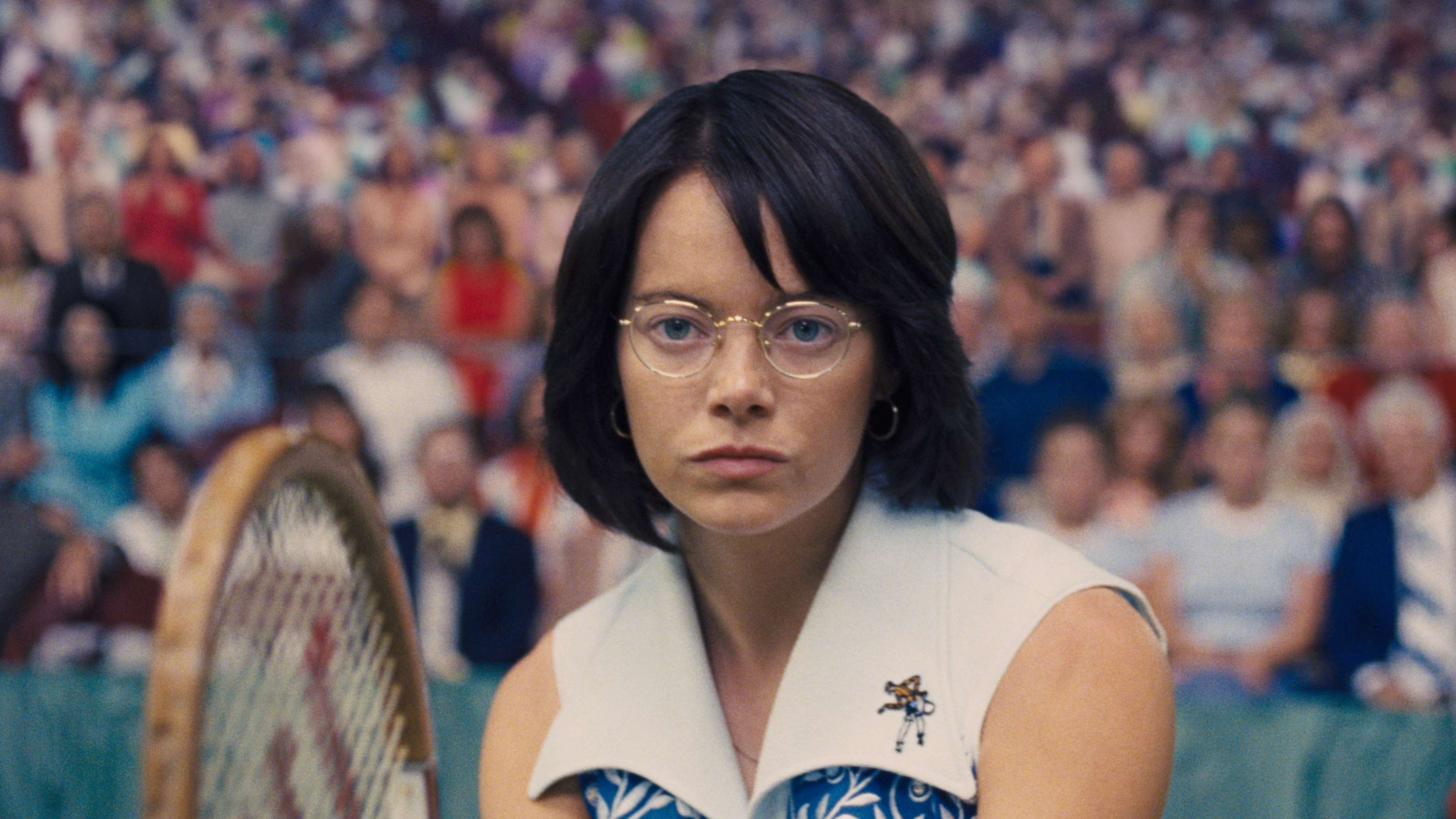 Emma Stone stars as the famous professional tennis player and gender equality activist, Billie Jean King, in <em>Battle of the Sexes.</em> (20th Century Fox)