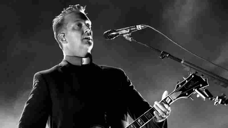 Josh Homme of Queens of the Stone Age performs at the Forum in Inglewood, Calif. on Oct. 31, 2014.