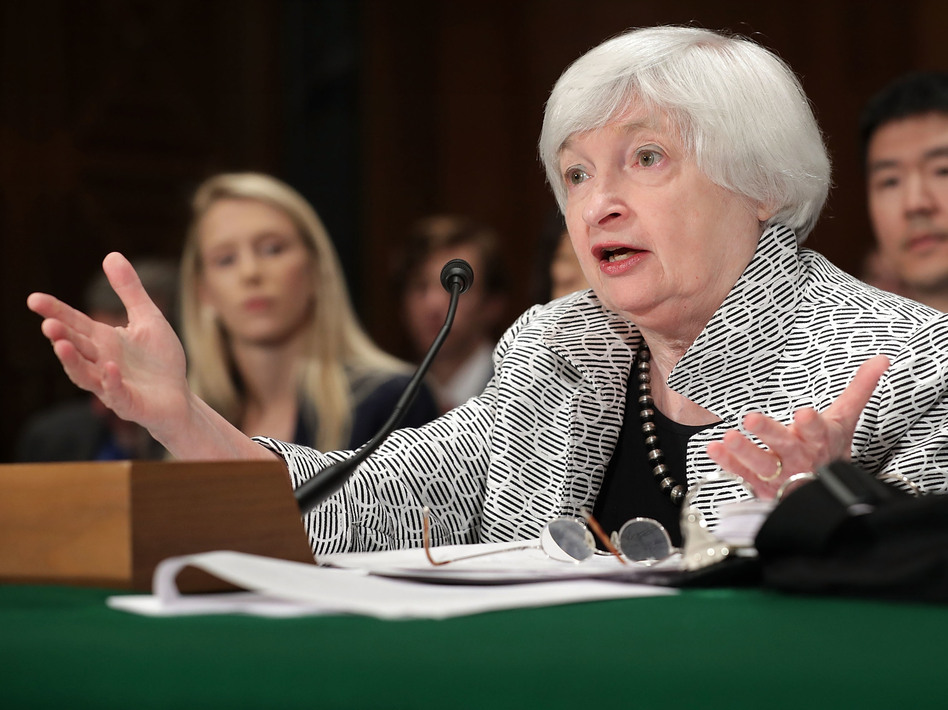 Federal Reserve Board Chair Janet Yellen says the process of unwinding the central bank's massive bond holdings will be gradual. (Chip Somodevilla/Getty Images)