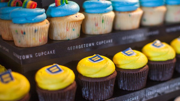 "Equality cupcakes" by Georgetown Cupcakes are just one of several baked creations in support of same-sex marriage that were on display this week at the Chefs for Equality, a fundraising event for the Human Rights Campaign in Washington, D.C.