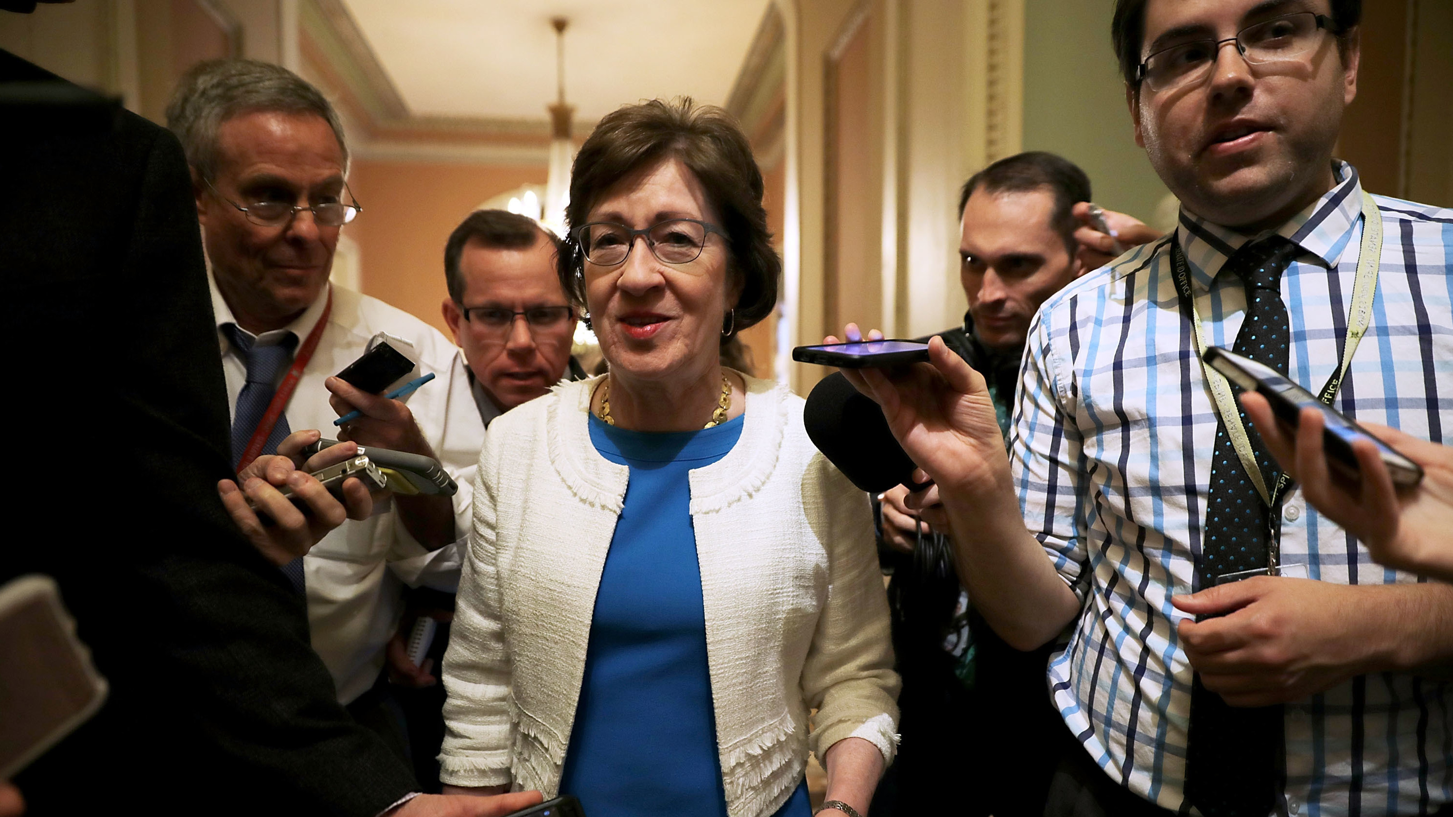 Sen. Susan Collins, R-Maine, said Sunday morning on CNN's <em>State of the Union</em> that it's &quot;difficult to envision a scenario where I would end up voting for this bill.&quot; (Getty Images)