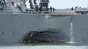 After String Of Collisions, Navy Will Broadcast Ship Coordinates In Busy Waters