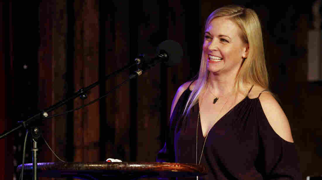Melissa Joan Hart on Ask Me Another at The Bell House in Brooklyn, New York.