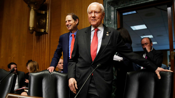 Senate Finance Committee Chairman Orrin Hatch, R-Utah, center, and ranking member Ron Wyden, D-Ore., have a plan to renew funding for the Children