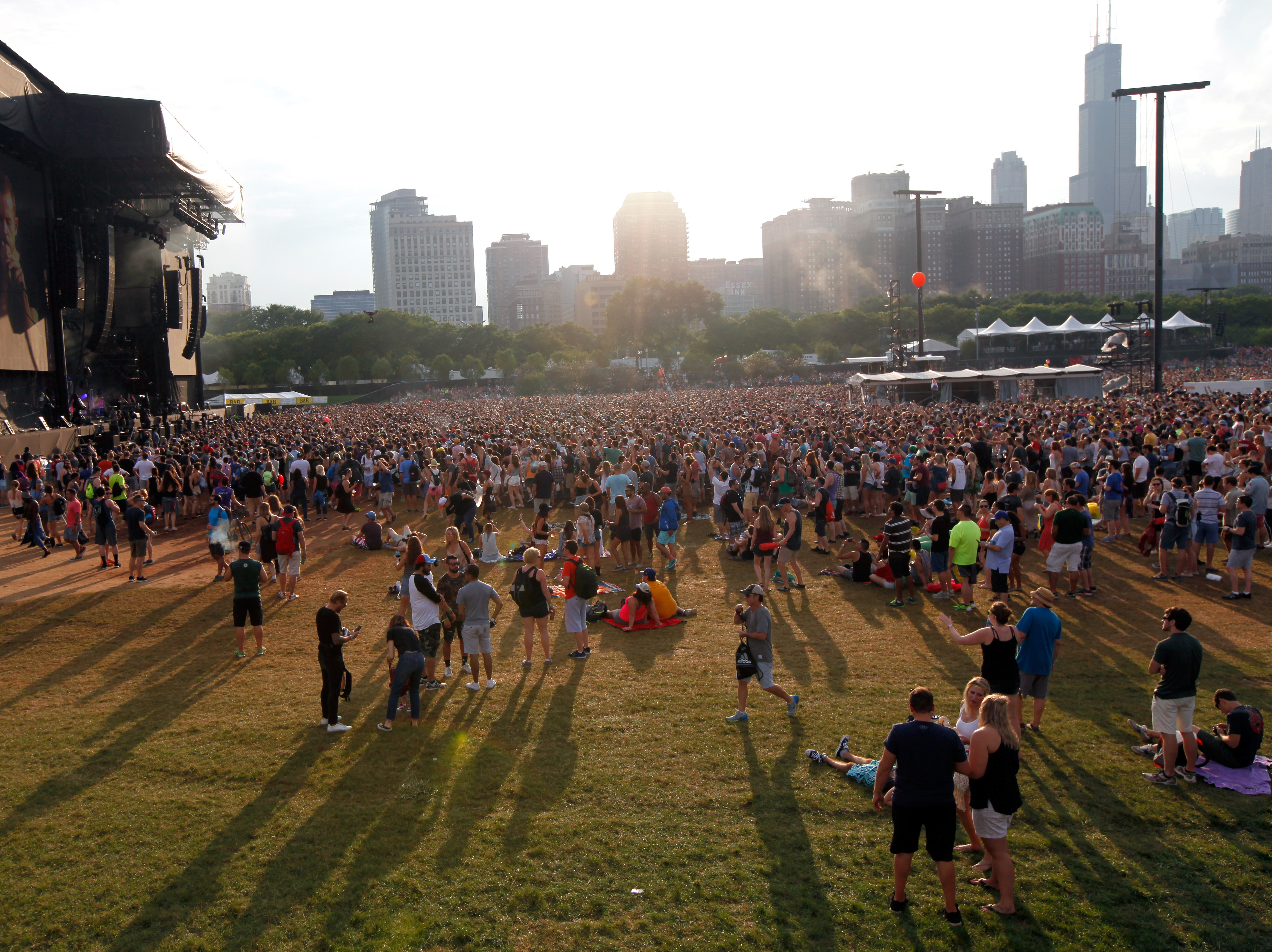 Authorities say the Las Vegas gunman may have considered other music festivals to target, including Chicago's Lollapalooza, shown here in July 2016. (Getty Images for Samsung)