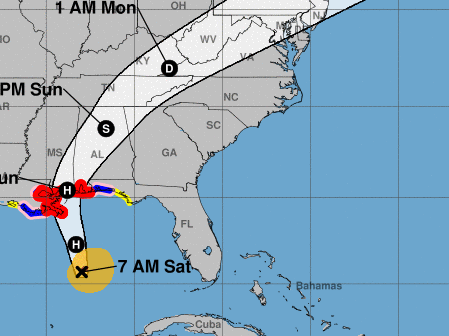 Hurricane Nate Makes Second Landfall In Mississippi NCPR News