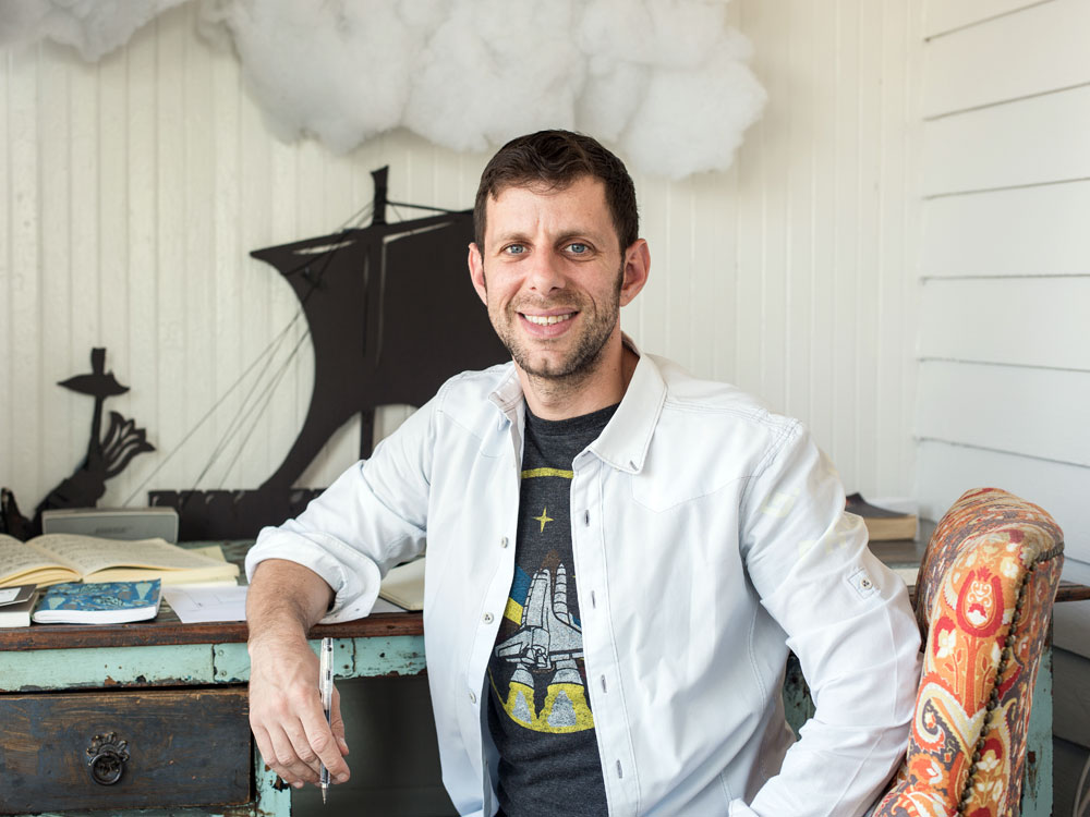 Opera director Yuval Sharon, seen here at his home in Los Angeles, was named a 2017 MacArthur Fellow. (John D. & Catherine T. MacArthur Foundation)