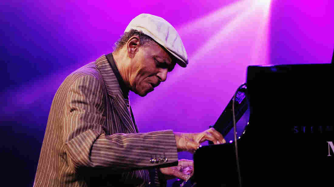 McCoy Tyner performs during the Middelheim Jazz Festival at Park Den Brandt on August 12, 2010 in Antwerpen, Belgium.