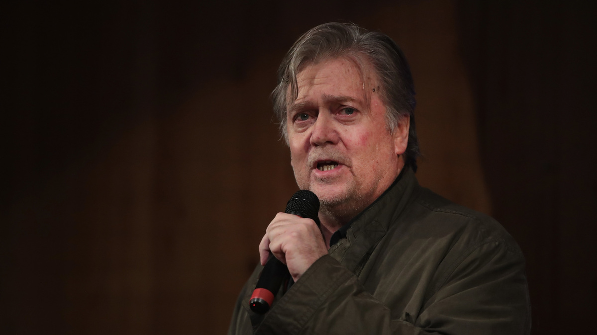 Bannon: 'It's A Season Of War Against The GOP Establishment' : NPR