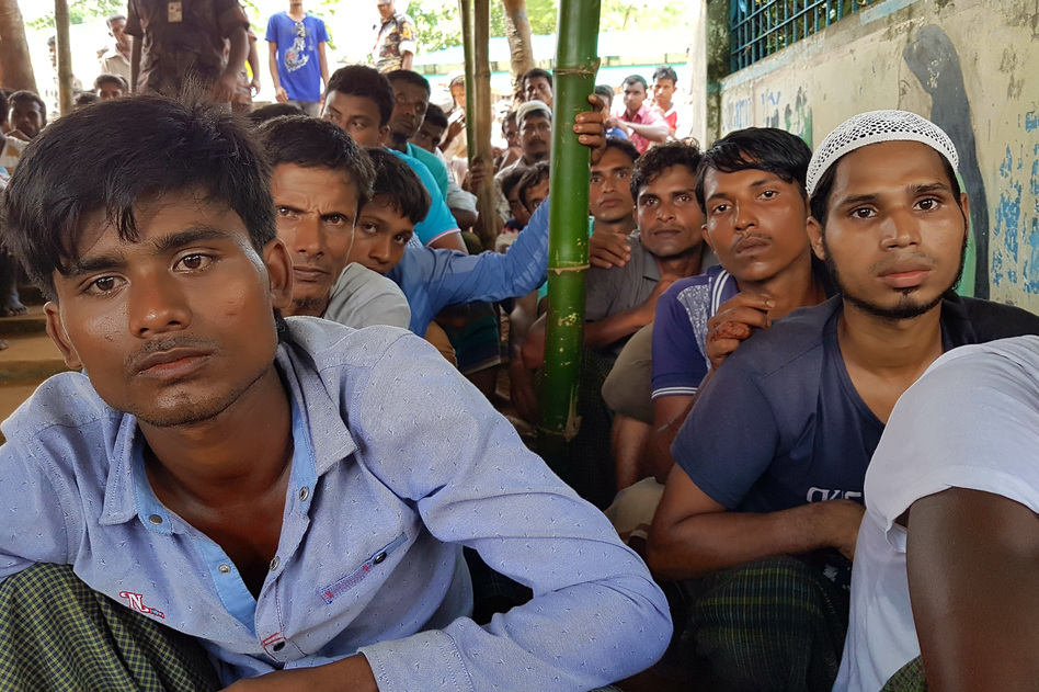 Bangladesh is struggling to accommodate 500,000-plus Rohingya who have poured across the border in less than two months. It isn't recognizing them as refugees and would prefer to see them repatriated. (Michael Sullivan for NPR)