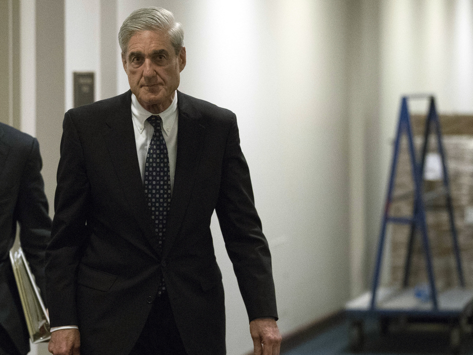 Former FBI Director Robert Mueller, the special counsel tasked with investigating Russia's role in the 2016 election for the Justice Department, departs Capitol Hill in June. (Andrew Harnik/AP)