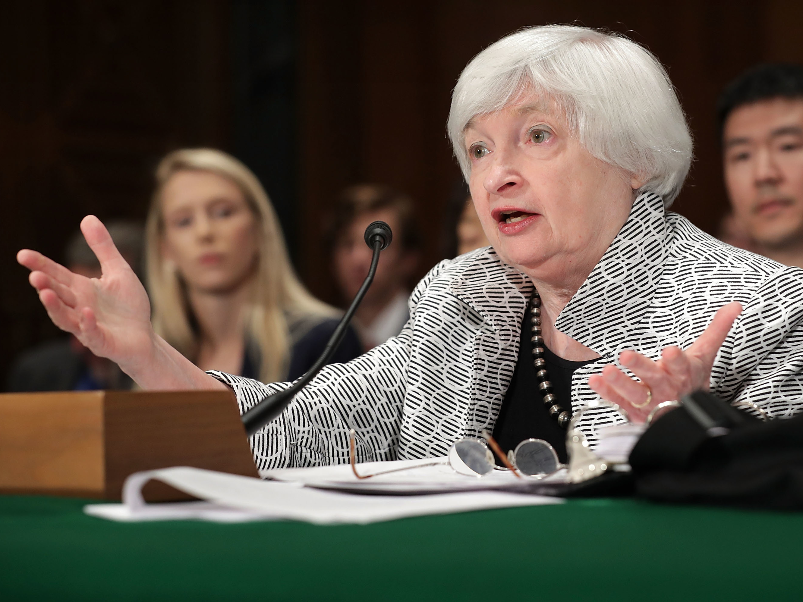 President Trump hasn't said whether he will reappoint Federal Reserve Chair Janet Yellen to a second term. He is expected to announce his decision Thursday. (Getty Images)