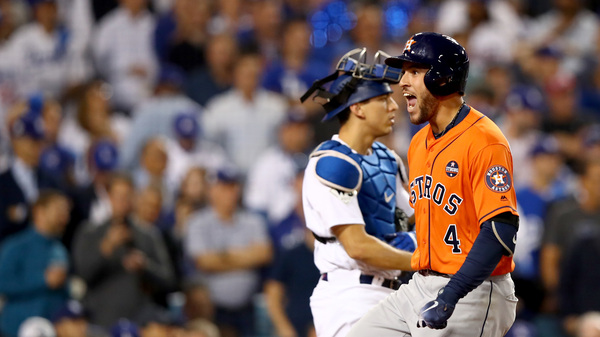 George Springer's double and later his two-run homer helped the Houston Astros to build up an early lead that they never relinquished.