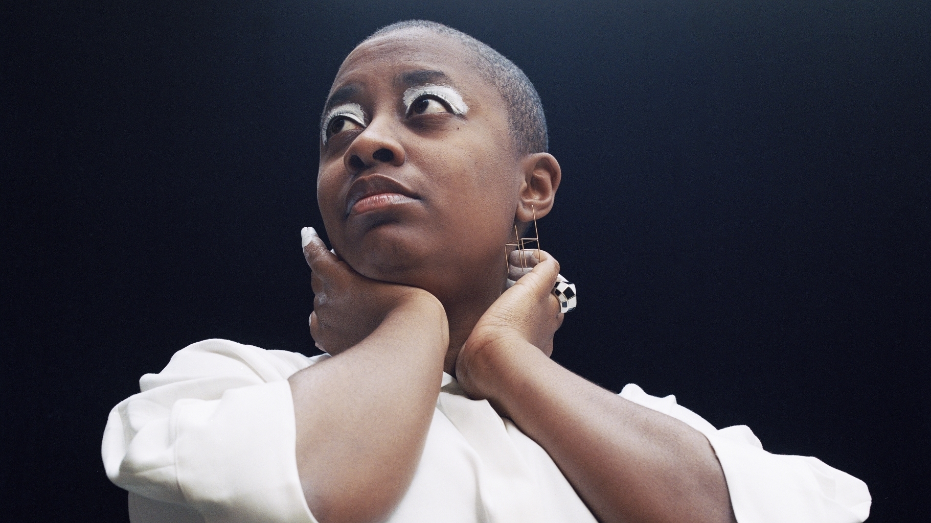 Jazz singer Cécile McLorin Salvant digs into a lyric like an actress, bringing a modern perspective to old songs. Her latest record, <em>Dreams and Daggers</em>, is out now. (Courtesy of the artist)