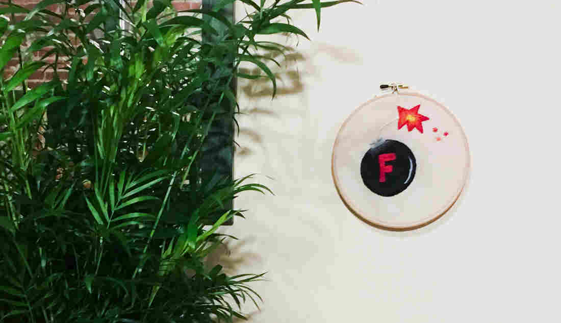 F-bomb embroidery