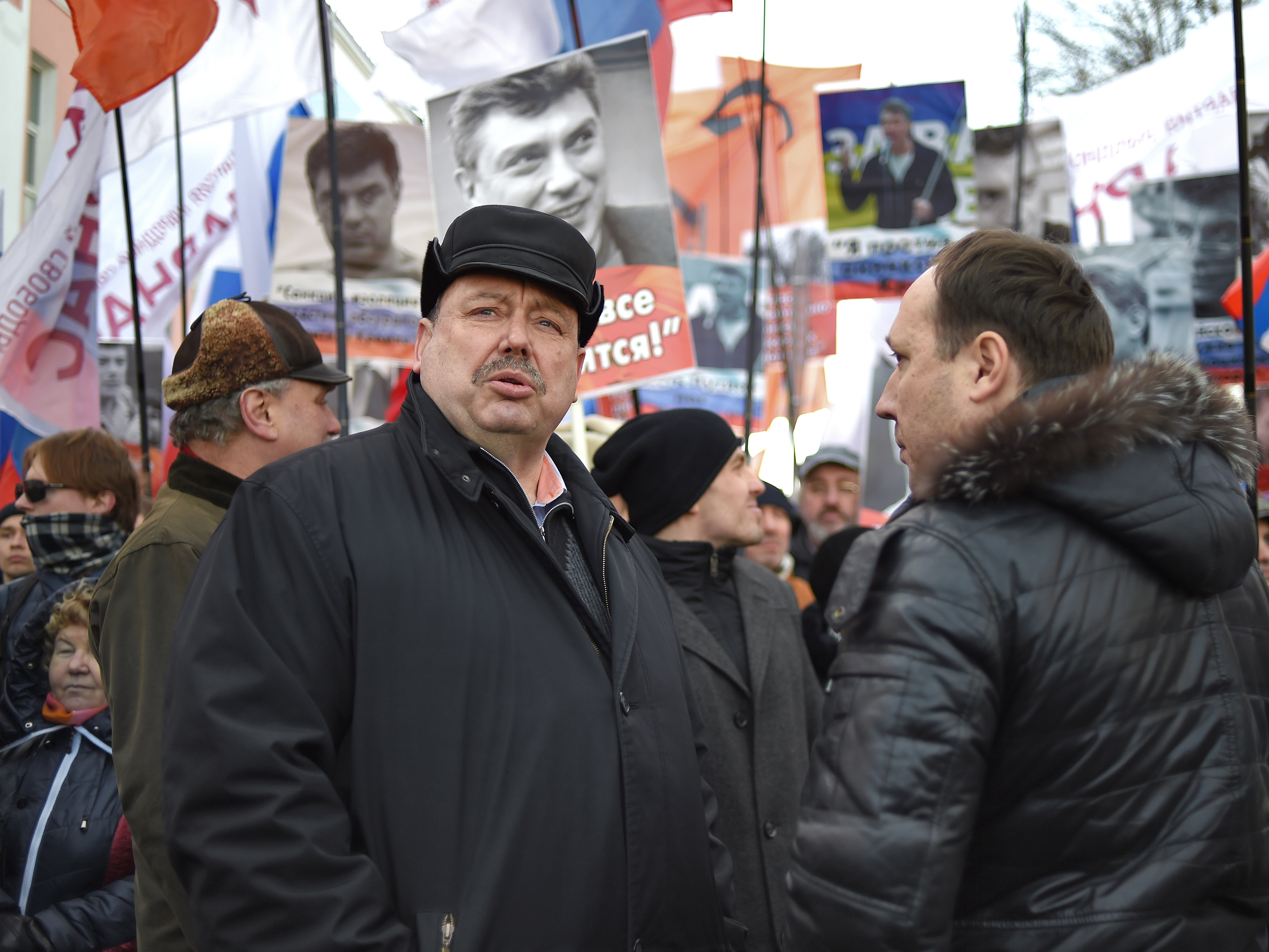 &quot;Putin and his entourage are absolutely not interested in bad relations with America. They're scared of that. But the circumstances are such that they can't help but use anti-Americanism to strengthen their grip on power,&quot; says Gennady Gudkov, an opposition politician formerly with the KGB, shown here in February. (Kommersant via Getty Images)