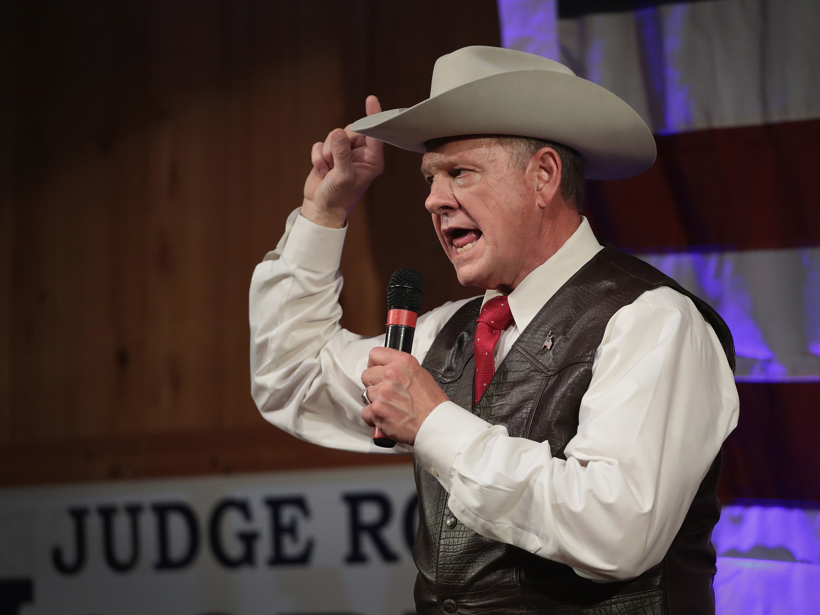 U.S. Senate candidate Roy Moore faces allegations that he acted inappropriately toward a 14-year-old girl when he was 32. (Getty Images)