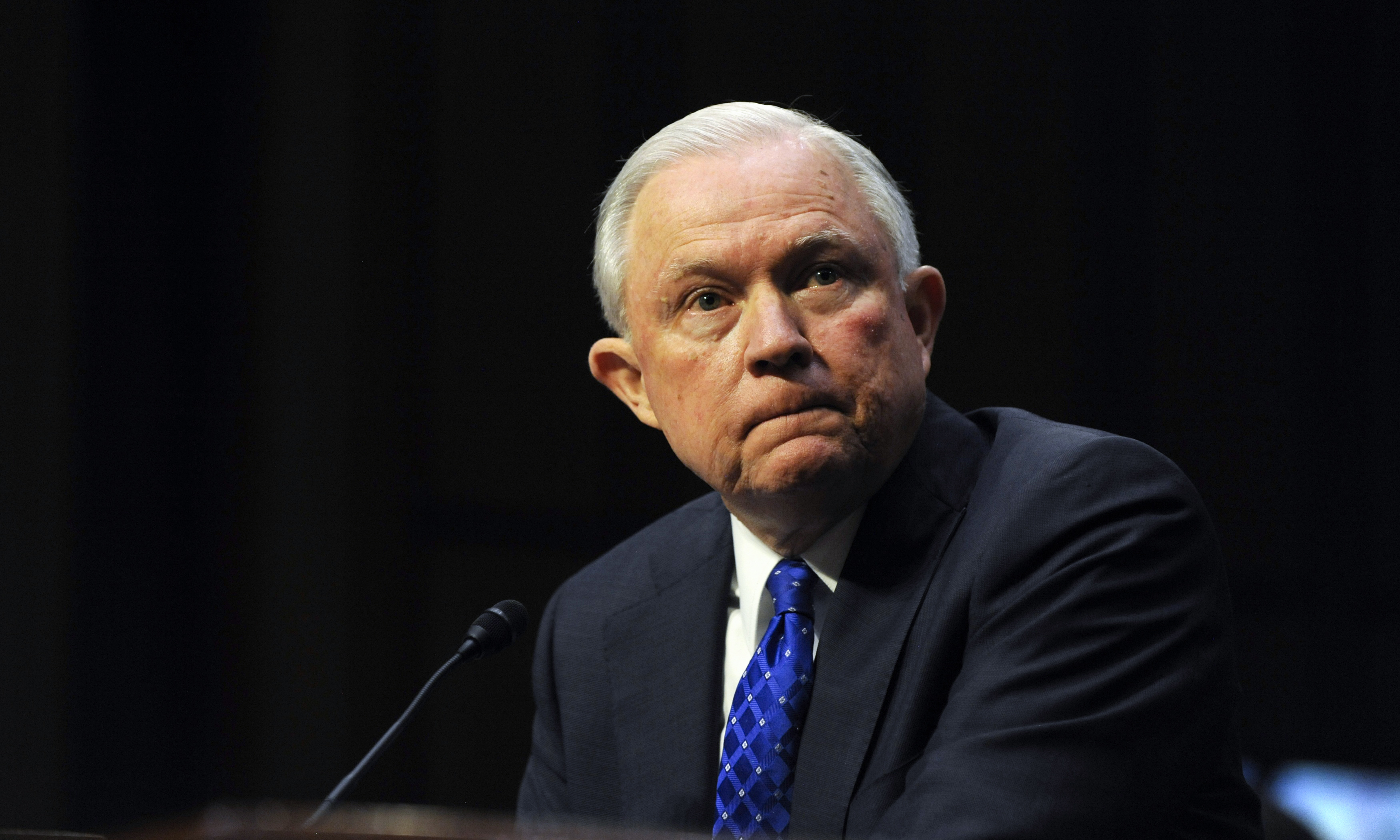 Attorney General Jeff Sessions is testifying before the House Judiciary Committee on Tuesday and is expected to get questions about his oversight of the Justice Department and Trump campaign contacts with Russia in 2016. (AFP/Getty Images)