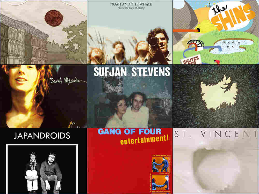 A collage of album covers.