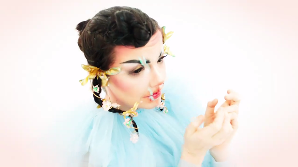 A still from Björk