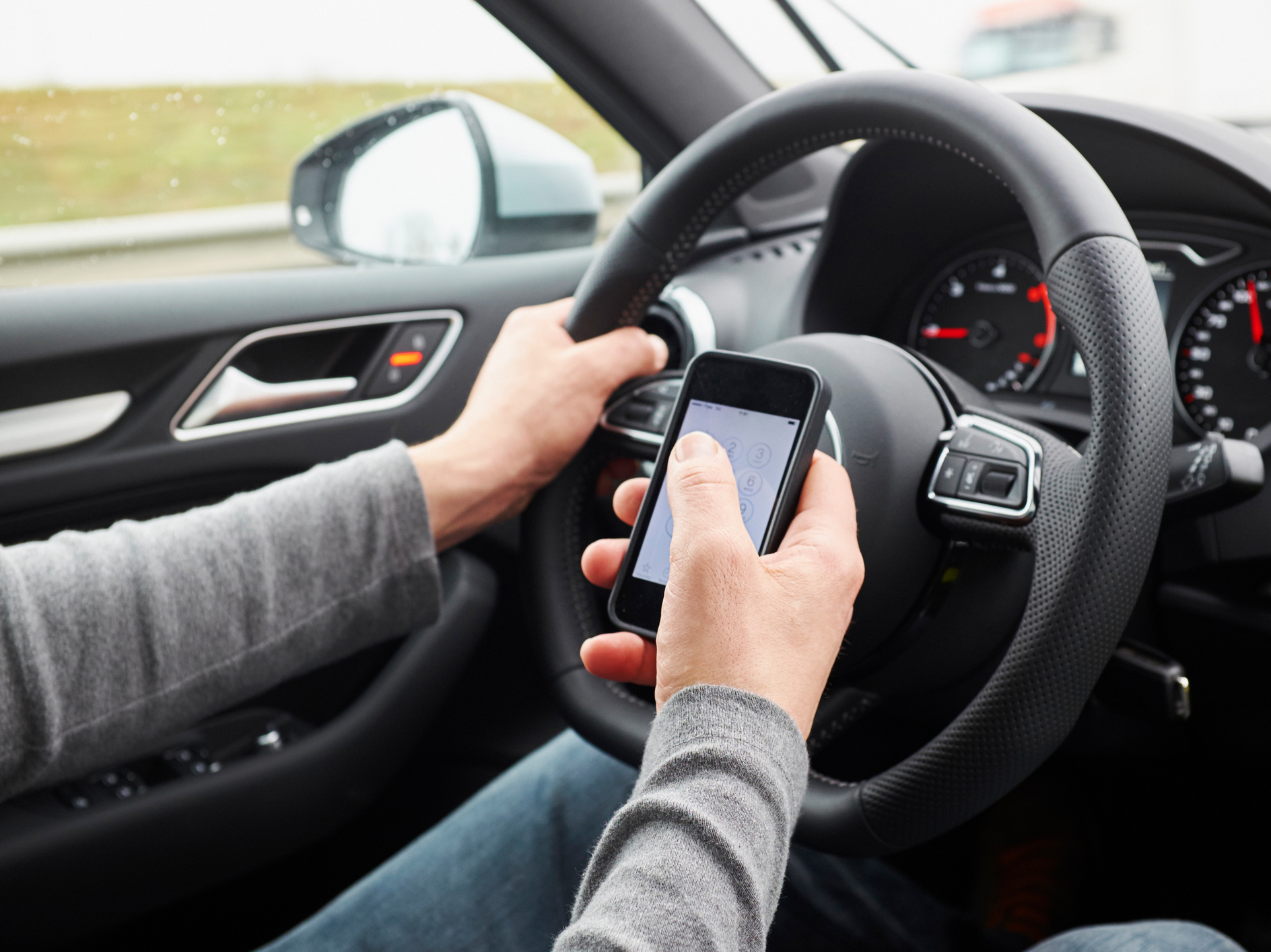 Distracted driving is a growing problem, accounting for at least 12 percent of road crashes worldwide. Young men are more likely to be distracted, a study finds. (Cultura RF/Getty Images)