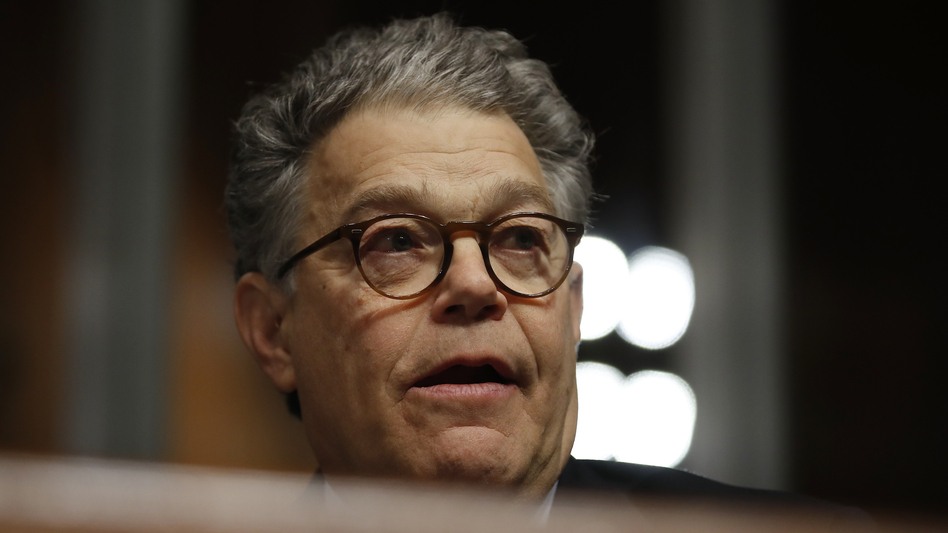 Sen. Al Franken, D-Minn., at a Senate Judiciary Committee hearing on Nov. 15. He's facing a second allegation of groping a woman without her consent. (Carolyn Kaster/AP)